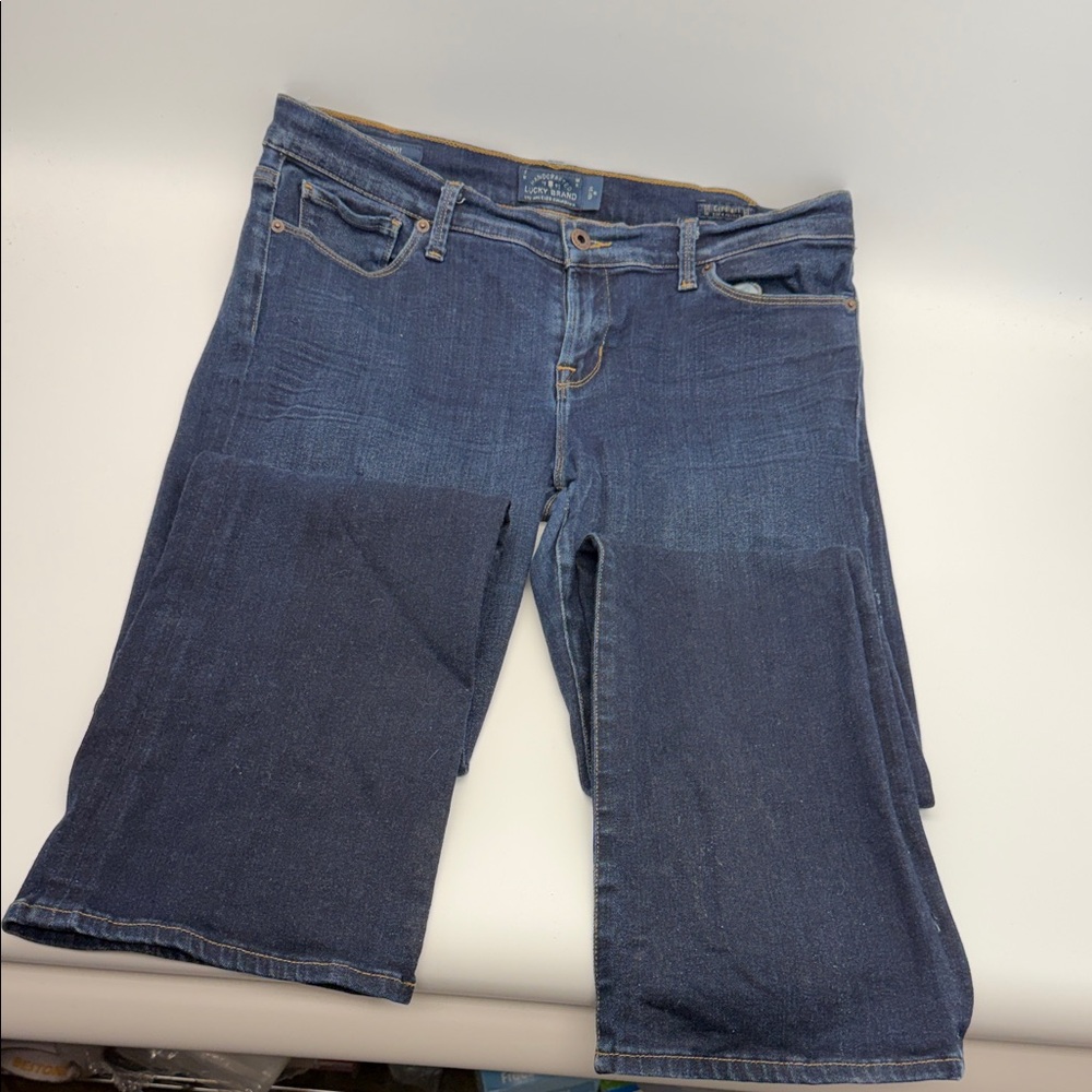 Lucky Brand Dark Blue Straight Leg Jeans
